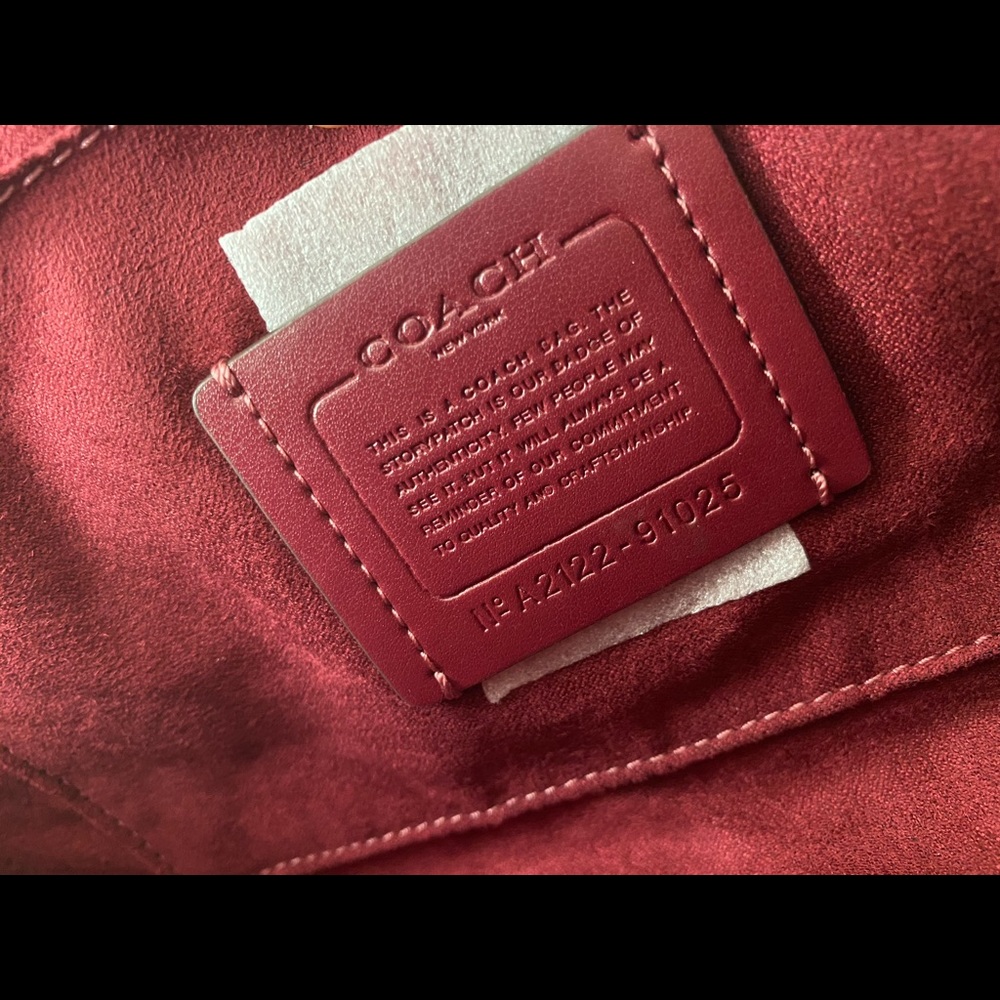 Coach Jade Shoulder Bag With Whipstitch - Picture 8 of 10